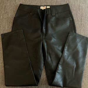 Free People Black Ankle Pants